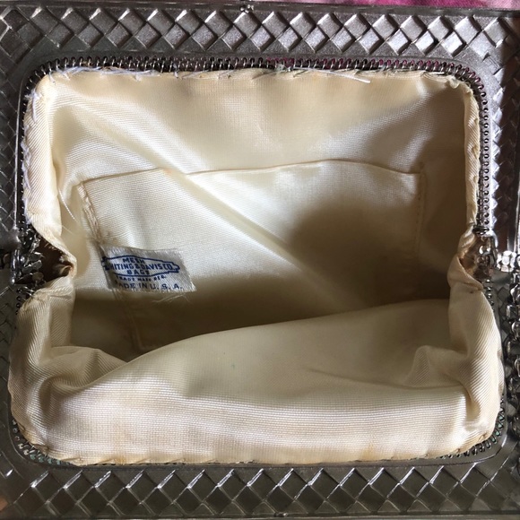 Silver mesh evening bag - Picture 4 of 4